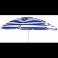 Set Di 10 Ombrelloni Stripe 200/8 - 33 Poli Riga Bia/Blu Moia