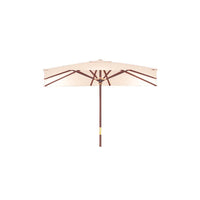 Ombrellone Sun Top Beige da 3x4 metri