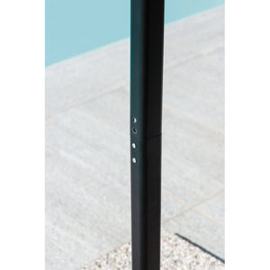 Ombrellone Tondo Ø 2,7 Palo Laterale Antracite Poliestere Ecru' Moia