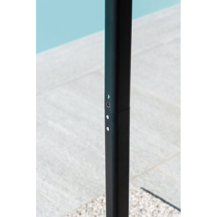 Ombrellone Tondo Ø 2,7 Palo Laterale Antracite Poliestere Ecru' Moia