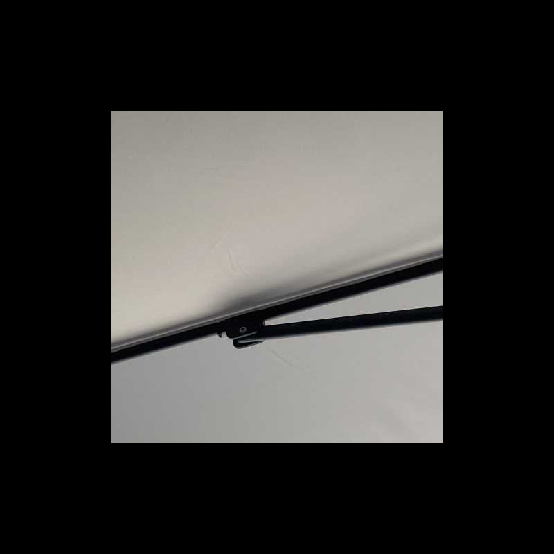 Ombrellone William alluminio palo centrale antracite ø2.7m con cover