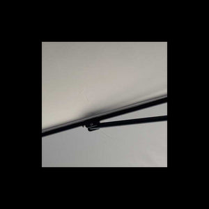 Ombrellone William alluminio palo centrale antracite ø2.7m con cover