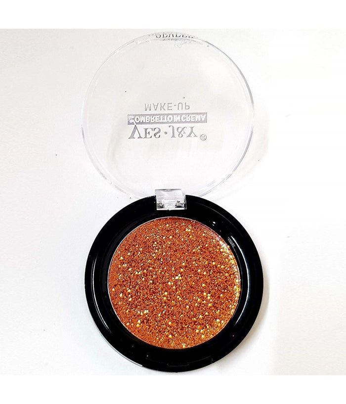 Ombretto Crema Glitter Bronzo N02 Gel Brillante Lunga Durata 1.7g Make Up         