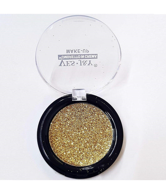 Ombretto Crema Glitter Oro N01 Gel Luminoso Brillante Lunga Durata 1.7g Make Up         