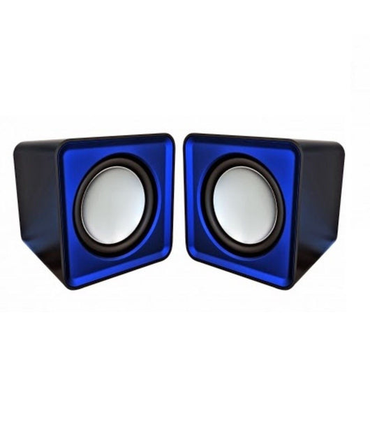 Omega Speakers Casse Stereo Usb 2.0 Og-01 Surveyor 6w Blue Usb         