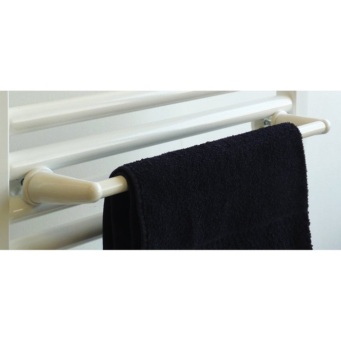 Pika' porta asciugamani 40 centimetri aga porta salviette per radiatori tubolari bianco
