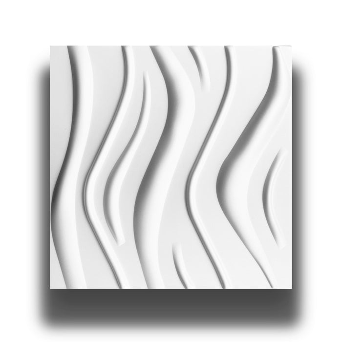 10 o 20mq (40 oppure 80 pezzi) di pannello decorativo 3D a soffitto in EPS isolante 50x50cm WELLA - Pacco da 20 metri quadrati