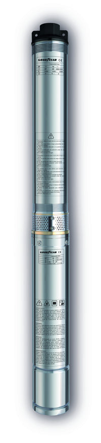 Pompa di estrazione dell'acqua 1.500W. Portata massima 4.000 litri/ora (67 l al m) Goodyear