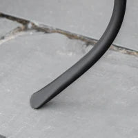 Tavolino da Giardino Rotondo a Mosaico in Metallo con Piano in Ceramica, Ф35.5x53.5cm