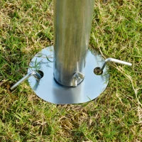 Pensilina per Auto 6 x 3 m, Struttura in Acciaio Zincato Robusto, Tetto in PE ad Alta Densità, Grigio