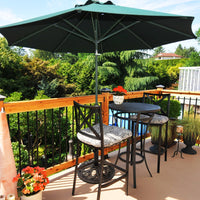 Base per ombrellone per cortile, Supporto resistente per ombrellone in ghisa per interno ed esterno-Basi per ombrellone