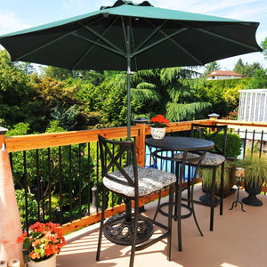 Base per ombrellone per cortile, Supporto resistente per ombrellone in ghisa per interno ed esterno-Basi per ombrellone