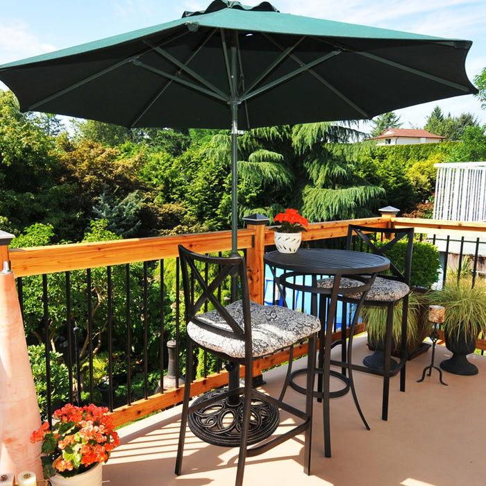 Base per ombrellone per cortile, Supporto resistente per ombrellone in ghisa per interno ed esterno-Basi per ombrellone