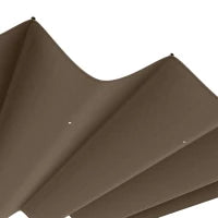 Tettuccio di Ricambio per Pergola, Tela di Ricambio con Protezione Solare Anti-UV per Pergola da 3 x 2 m, Marrone