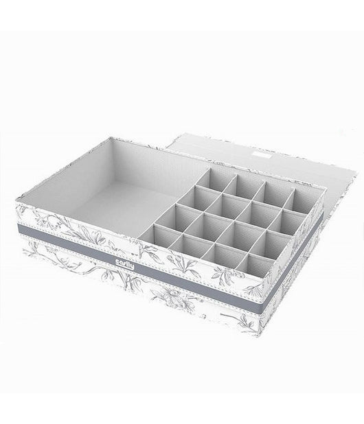 Organizer Armadio 16 + 1 Scomparti Scatola Salvaspazio 43x28x11cm Fantasia 87325         
