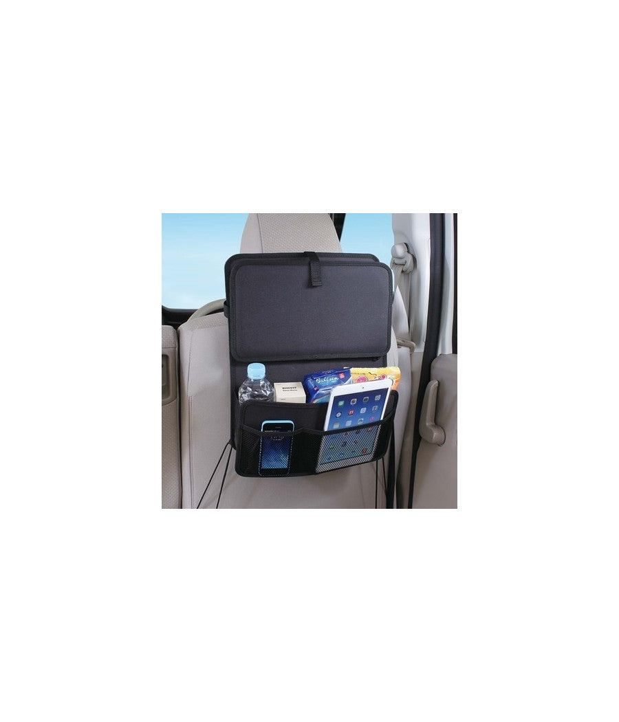 Organizer Borsa Salvaspazio Per Sedile Posteriore Auto Con Mensola Porta Oggetti         