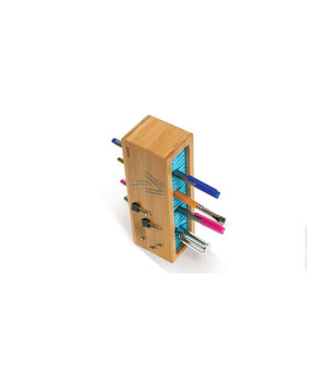 Organizer Da Tavolo Scrivania Porta Penne Pennelli Trucco Makeup 18x6x7cm         