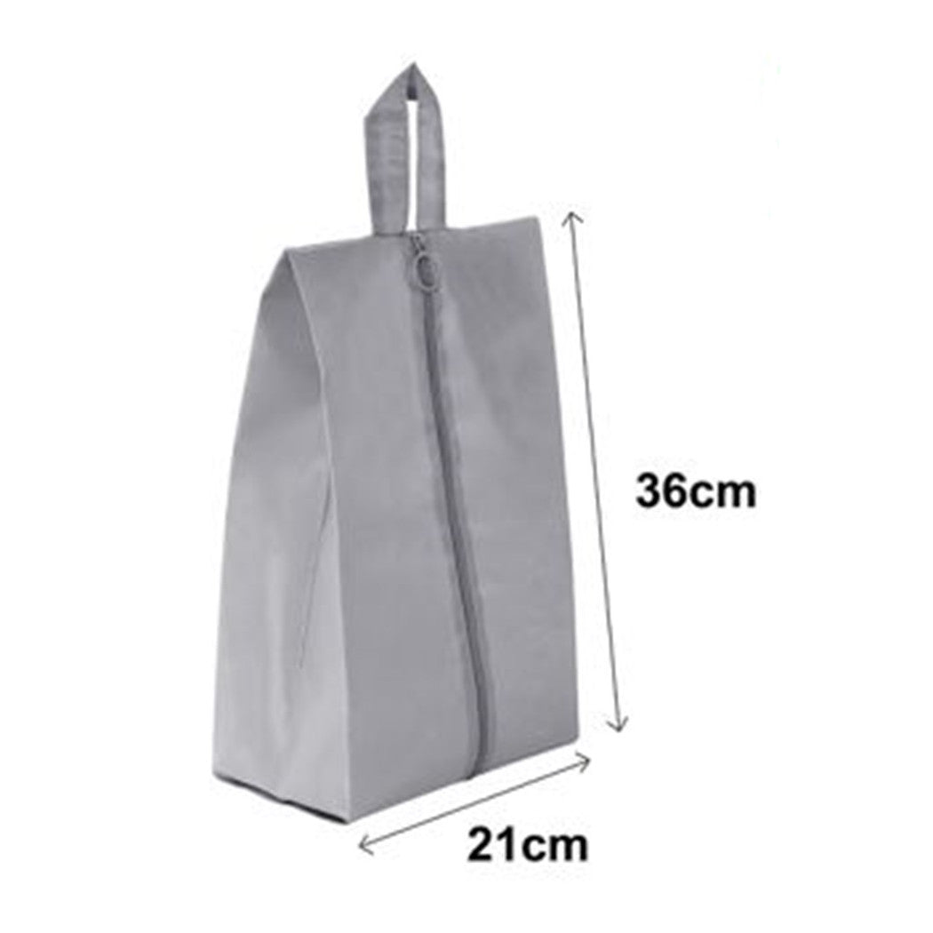 Trade Shop - Organizer Da Viaggio Organizza Valigia Bagagli Borsa Per Scarpe 36x21cm Grigia 87716         
