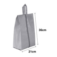 Trade Shop - Organizer Da Viaggio Organizza Valigia Bagagli Borsa Per Scarpe 36x21cm Grigia 87716         