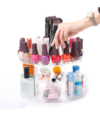 Organizer Espositore Cosmetici Make Up Trucco Girevole Rotante 360° Glam Caddy         