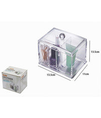 Organizer Espositore Rettangolare 4 Comparti  10243 Trucco Make Up Acrilico         