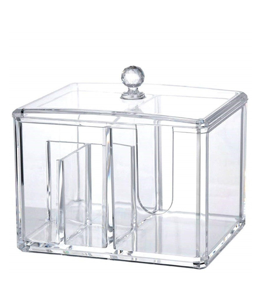Organizer Espositore Rettangolare 4 Comparti  10243 Trucco Make Up Acrilico         