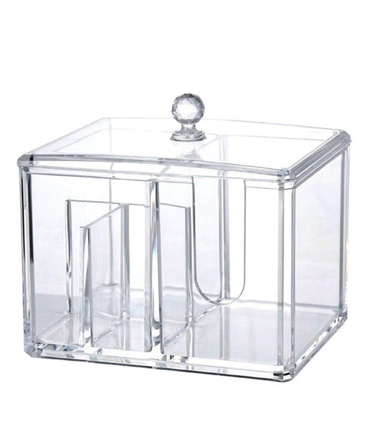 Organizer Espositore Rettangolare 4 Comparti  10243 Trucco Make Up Acrilico         