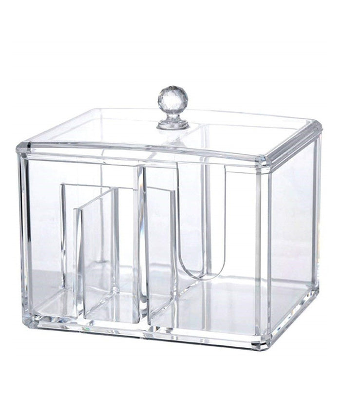 Organizer Espositore Rettangolare 4 Comparti  10243 Trucco Make Up Acrilico         