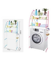 Organizer Mensole Scaffale Sopra Lavatrice Wc Bagno Salvaspazio         