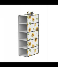 Organizer Per Armadio 5 Ripiani Strati Scaffale Pensile Porta Oggetti 15x30x70 Cm         