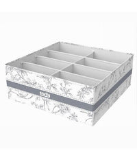 Organizer Per Armadio 8 Scomparti Scatola Salvaspazio 32x32x12cm Fantasia 87330         