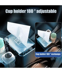 Organizer Per Bracciolo Universale Portaoggetti Per Auto Con Porta Bicchieri         