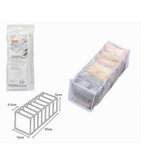 Organizer Per Cassetti 7 Scomparti Tessuto Biancheria Intima Salvaspazio 59978         