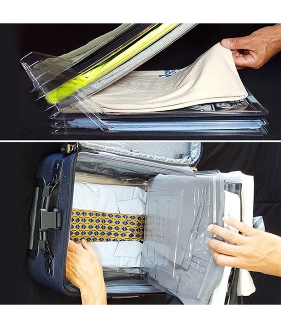 Organizer Per Magliette Salvaspazio T-shirt Pieghevole Cabina Armadio Cassetto         