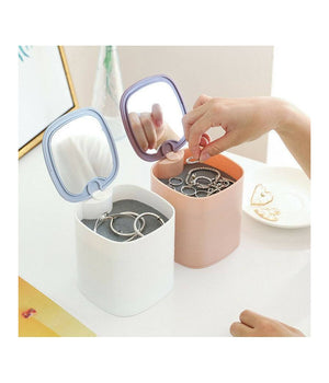 Organizer Per Trucco Cosmetici Accessori Casa Con 4 Cassetti Espositore Specchio         