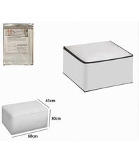 Organizer Per Vestiti Scatole Pieghevoli Salvaspazi Contenitore 60x45x30cm 87420         