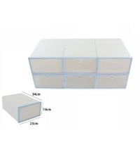Organizer Porta Scarpe A Cubi 6 Scomparti 6 Paia Box Contenitore Scarpiera 70521         