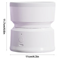 Trade Shop - Organizer Portatile Automatico Strumento Per La Pulizia Profonda Pennelli Trucco         