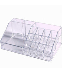 Organizer Portatrucchi Trasparente 16 Scomparti Cosmetici Espositore Makeup 10250         