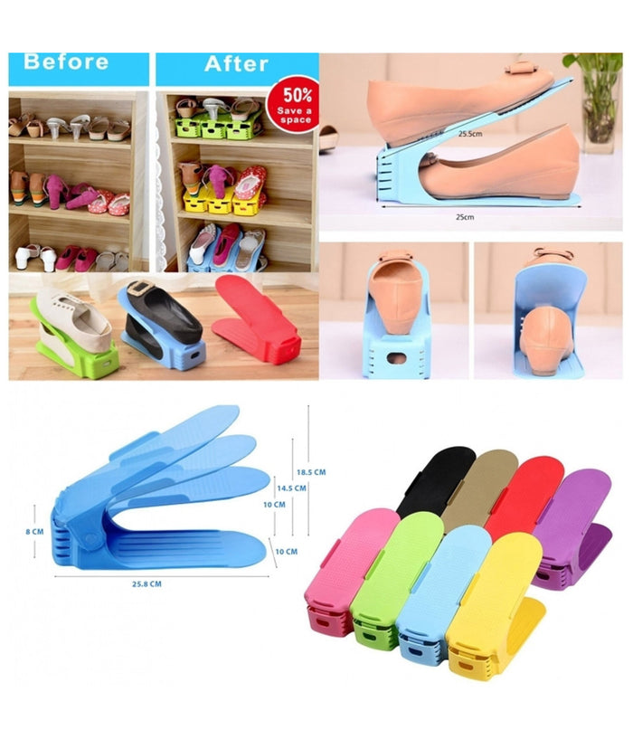 Organizer Regolabile Armadio Holder Shoes Rack Scarpiera Salvaspazio Portascarpe         