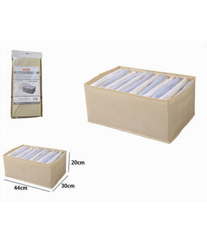 Organizer Salvaspazi Armadi Pieghevole 12 Scomparti Contenitore 44x20x30cm 87405         