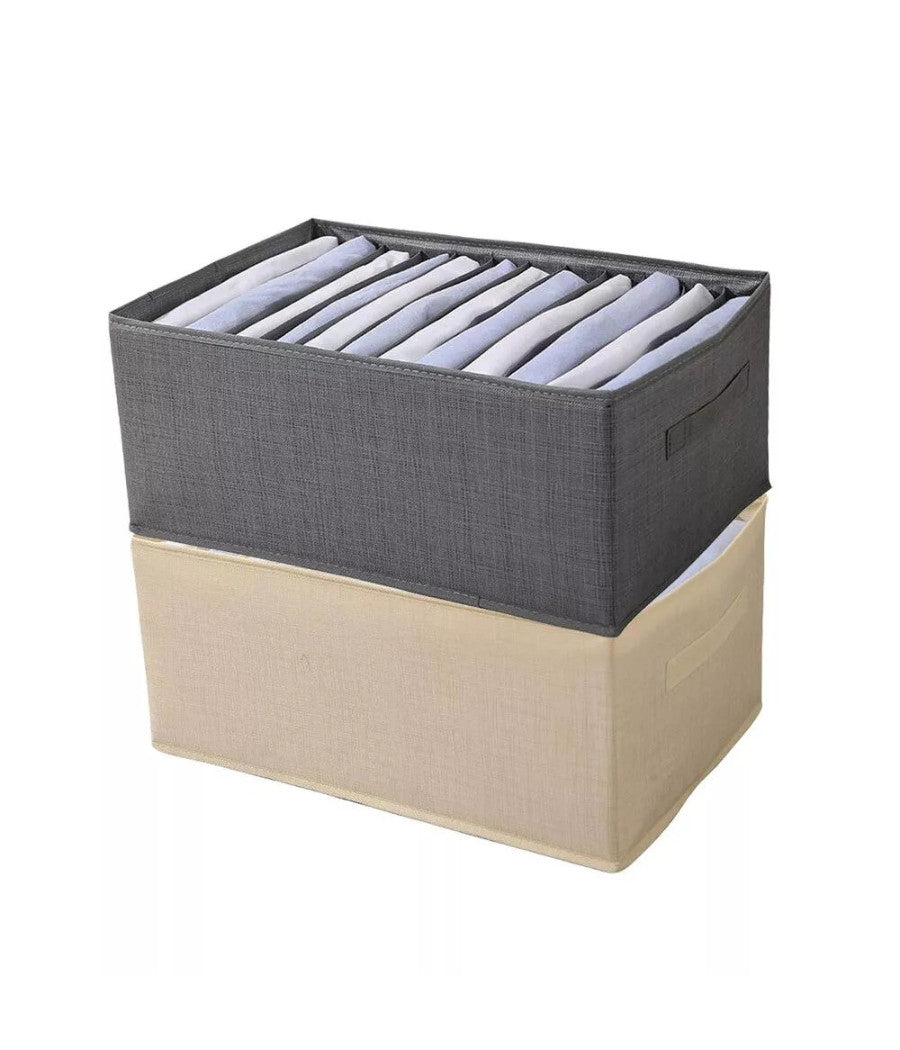 Organizer Salvaspazi Armadi Pieghevole 12 Scomparti Contenitore 44x20x30cm 87405         