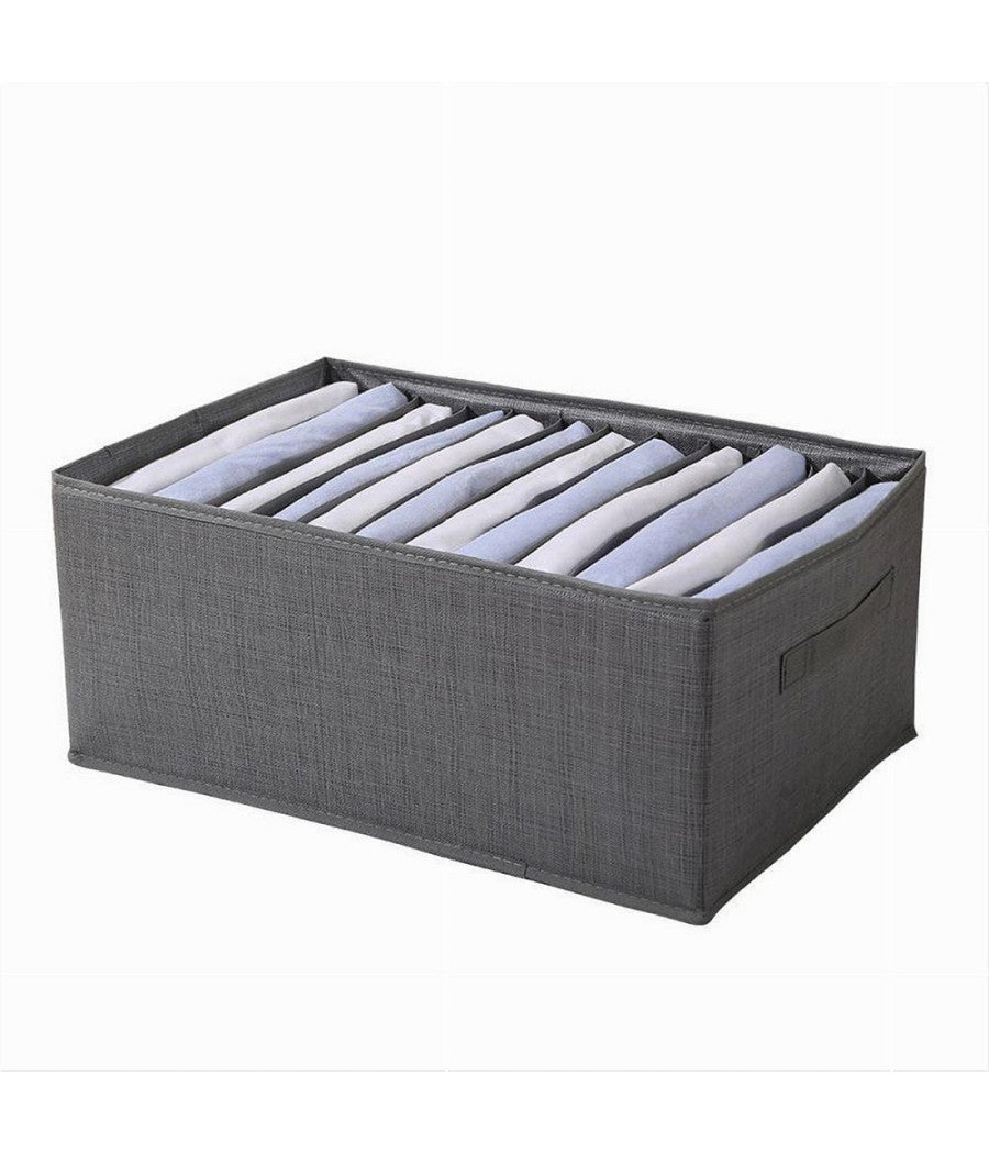 Organizer Salvaspazi Armadi Pieghevole 12 Scomparti Contenitore 44x20x30cm 87405         
