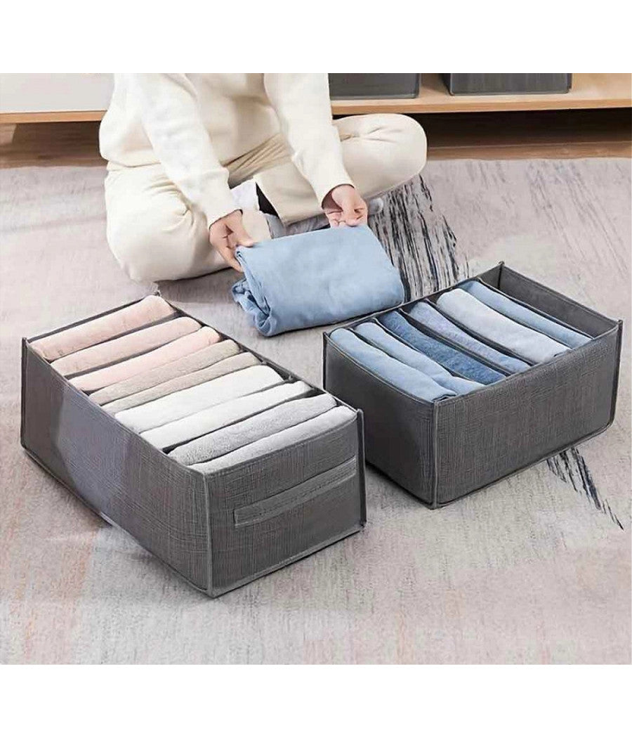 Organizer Salvaspazio Armadi Pieghevole 9 Scomparti Contenitore 44x20x30cm 87404         