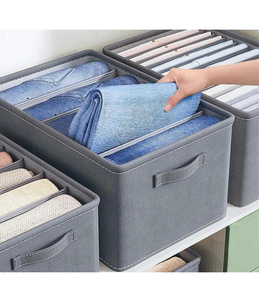 Organizer Salvaspazio Armadi Pieghevole 9 Scomparti Contenitore 44x20x30cm 87404         