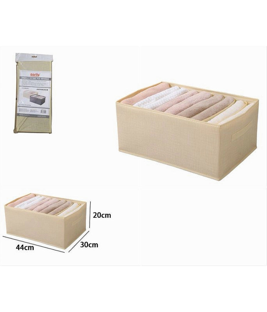 Organizer Salvaspazio Armadi Pieghevole 9 Scomparti Contenitore 44x20x30cm 87404         