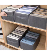 Organizer Salvaspazio Per Armadi Scatola Pieghevole 6 Scomparti 36x20x25cm 87401         