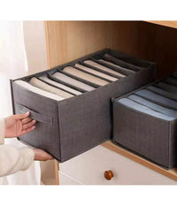 Organizer Salvaspazio Per Armadi Scatola Pieghevole 6 Scomparti 36x20x25cm 87401         