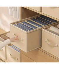 Organizer Salvaspazio Per Armadi Scatola Pieghevole 6 Scomparti 44x20x30cm 87403         