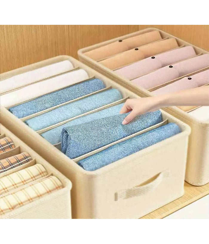 Organizer Salvaspazio Per Armadi Scatola Pieghevole 9 Scomparti 36x20x25cm 87402         